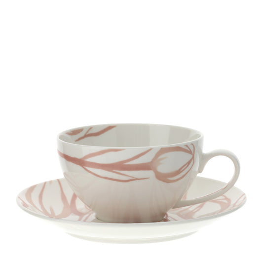 Hervit Tazza Colazione in Porcellana Tulip – Stile e Colore per i Tuoi Momenti di Relax