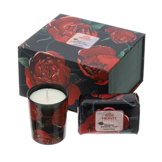 Set Candela 70g e Sapone 120g Hervit Rose Baccarat – Eleganza e Profumazione Raffinata